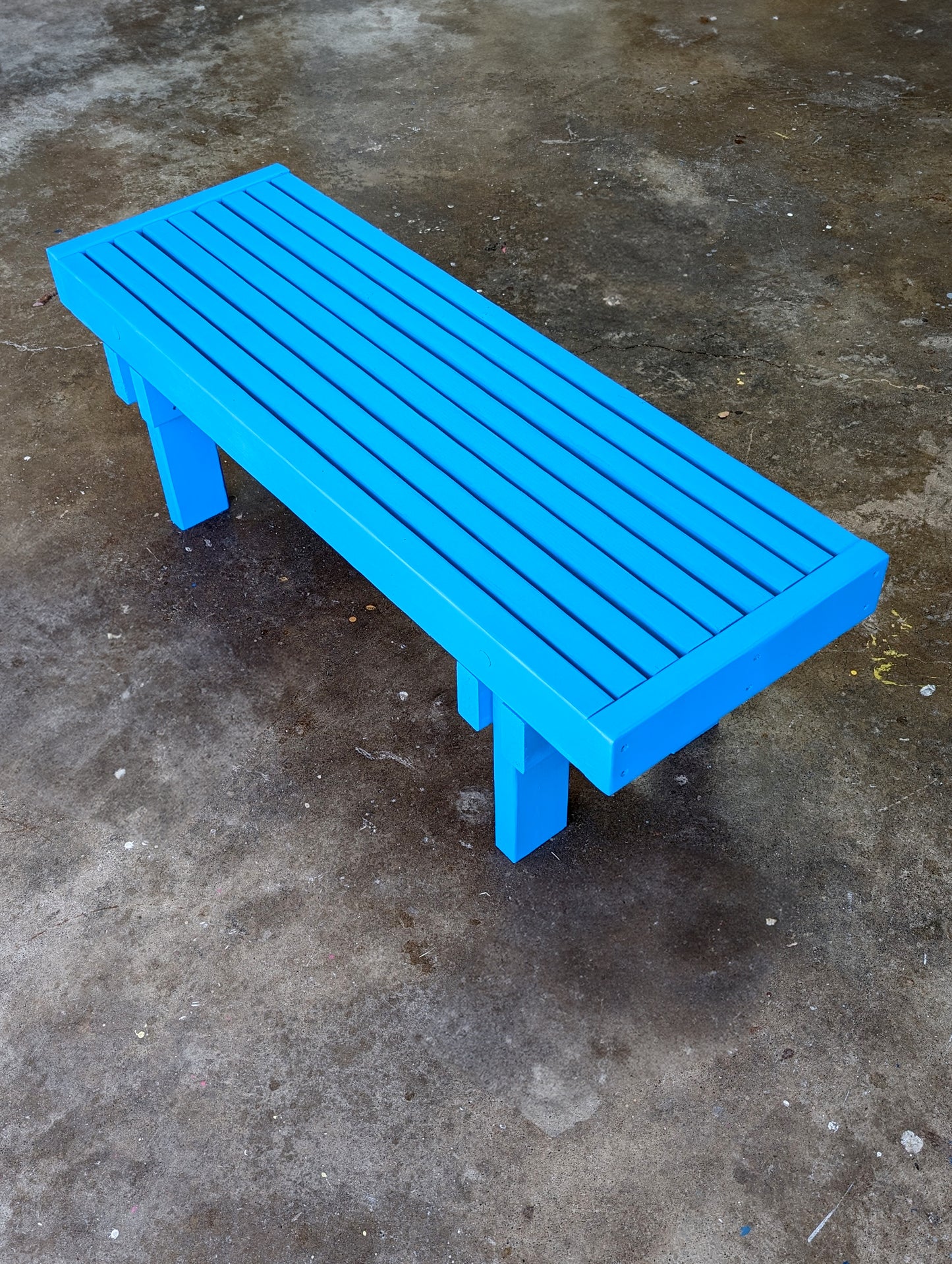 Springtime Garden Bench