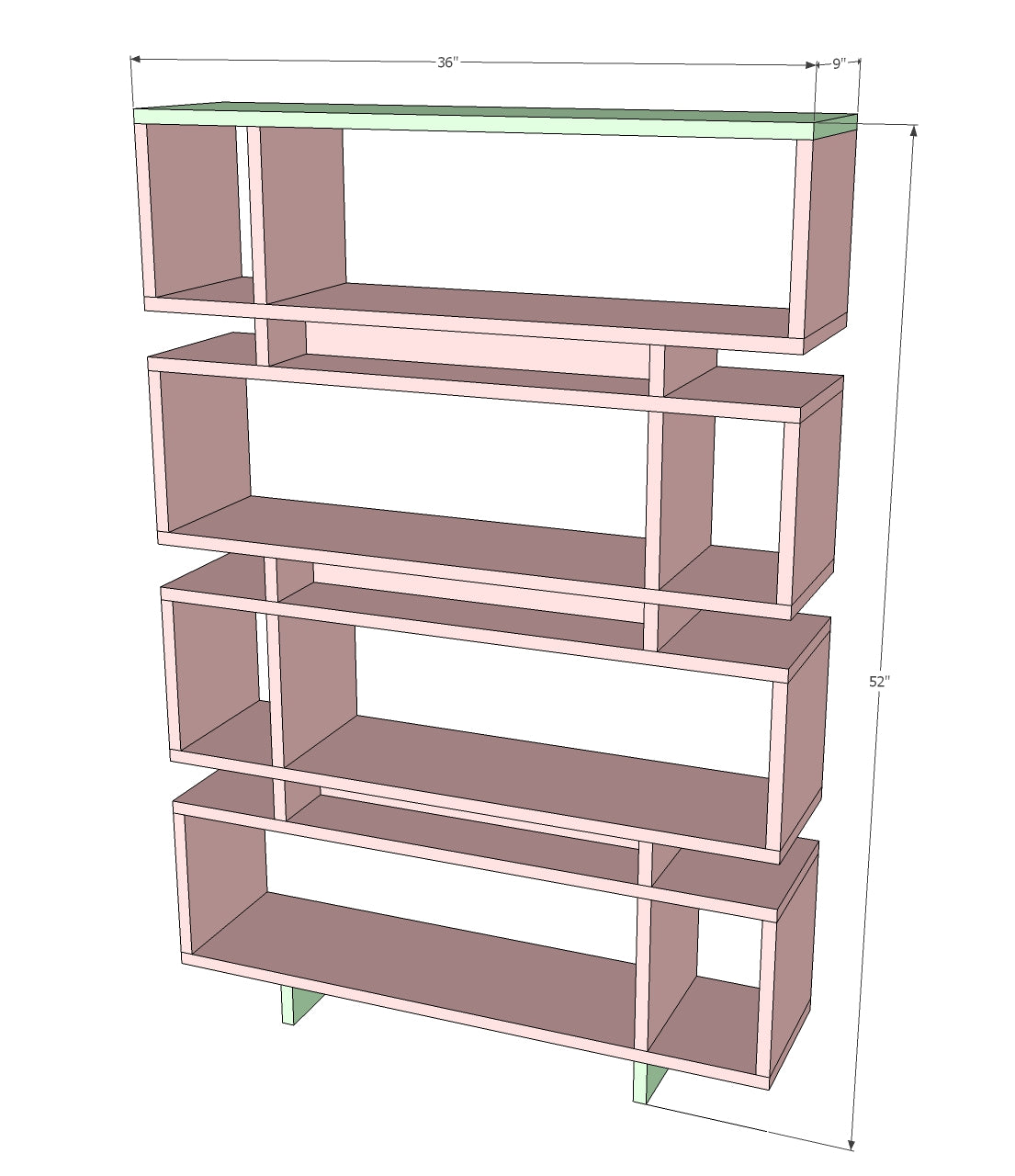 Contemporary Bookcase