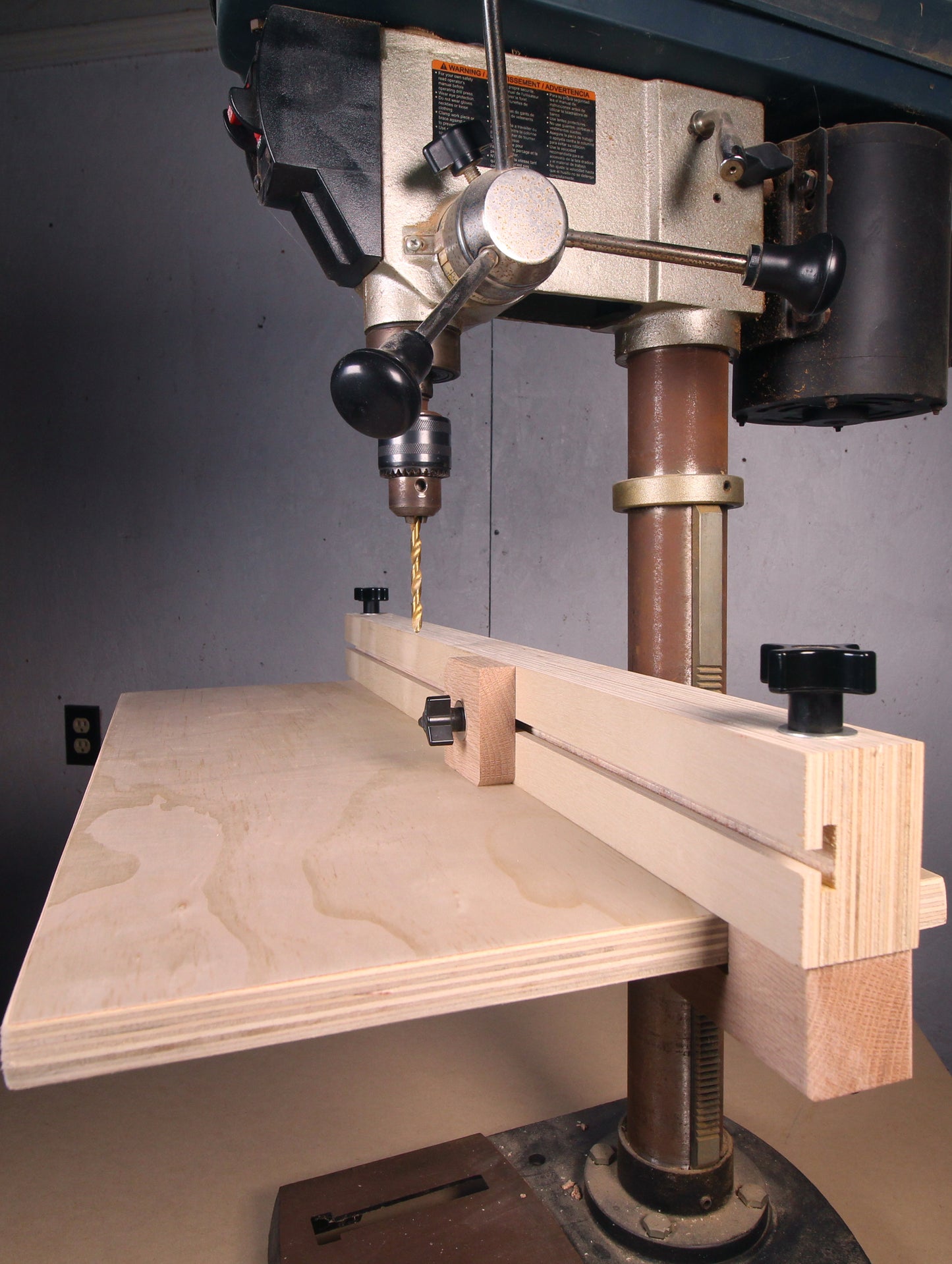 Drill Press Table (U.S. and Metric)