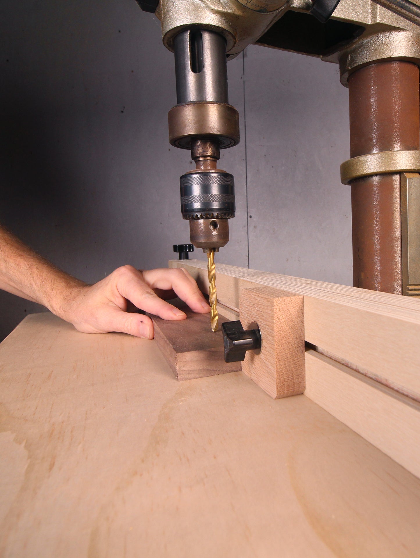 Drill Press Table (U.S. and Metric)