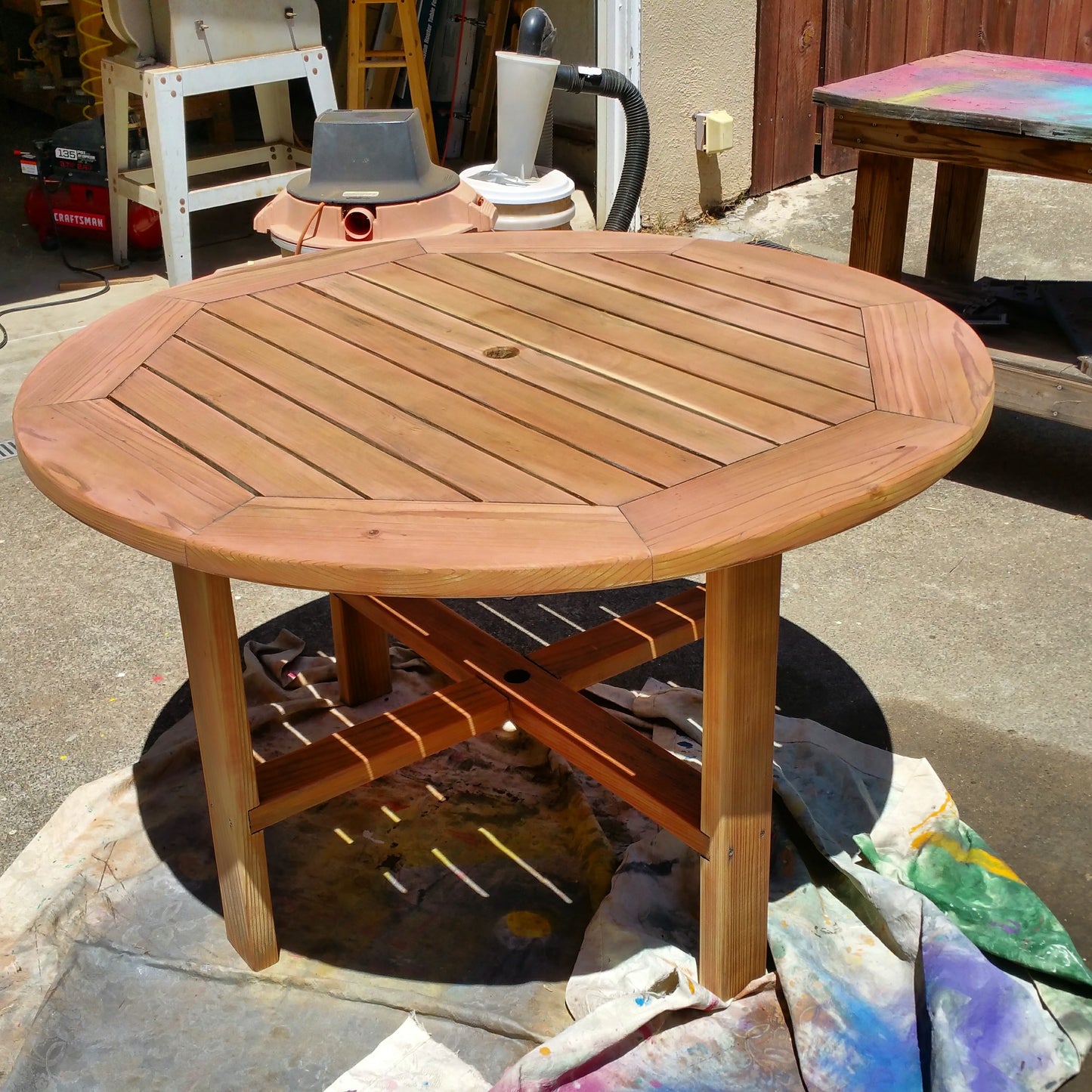 Round (or Octagon!) Patio Table (U.S. and METRIC)