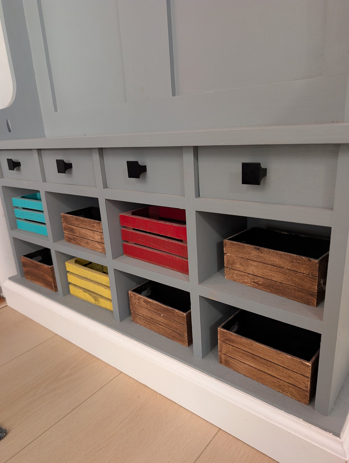 Entryway Hall Tree Cabinet