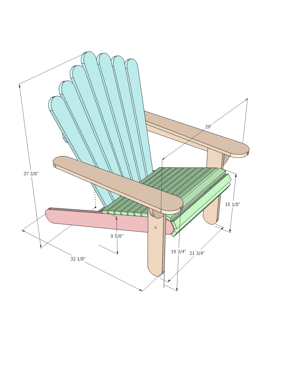 Adirondack Chairs (2 sizes) Shop WWMM
