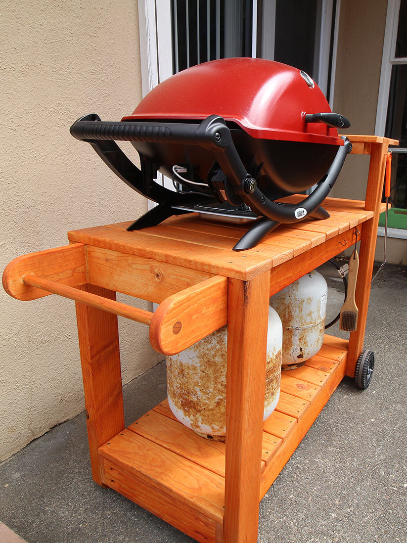 BBQ Grill Cart (U.S. and Metric Plans)