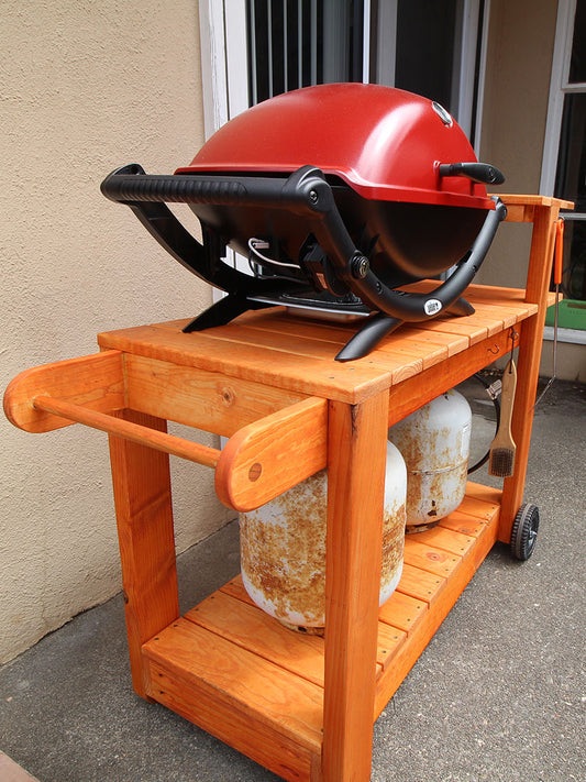 BBQ Grill Cart (U.S. and Metric Plans)