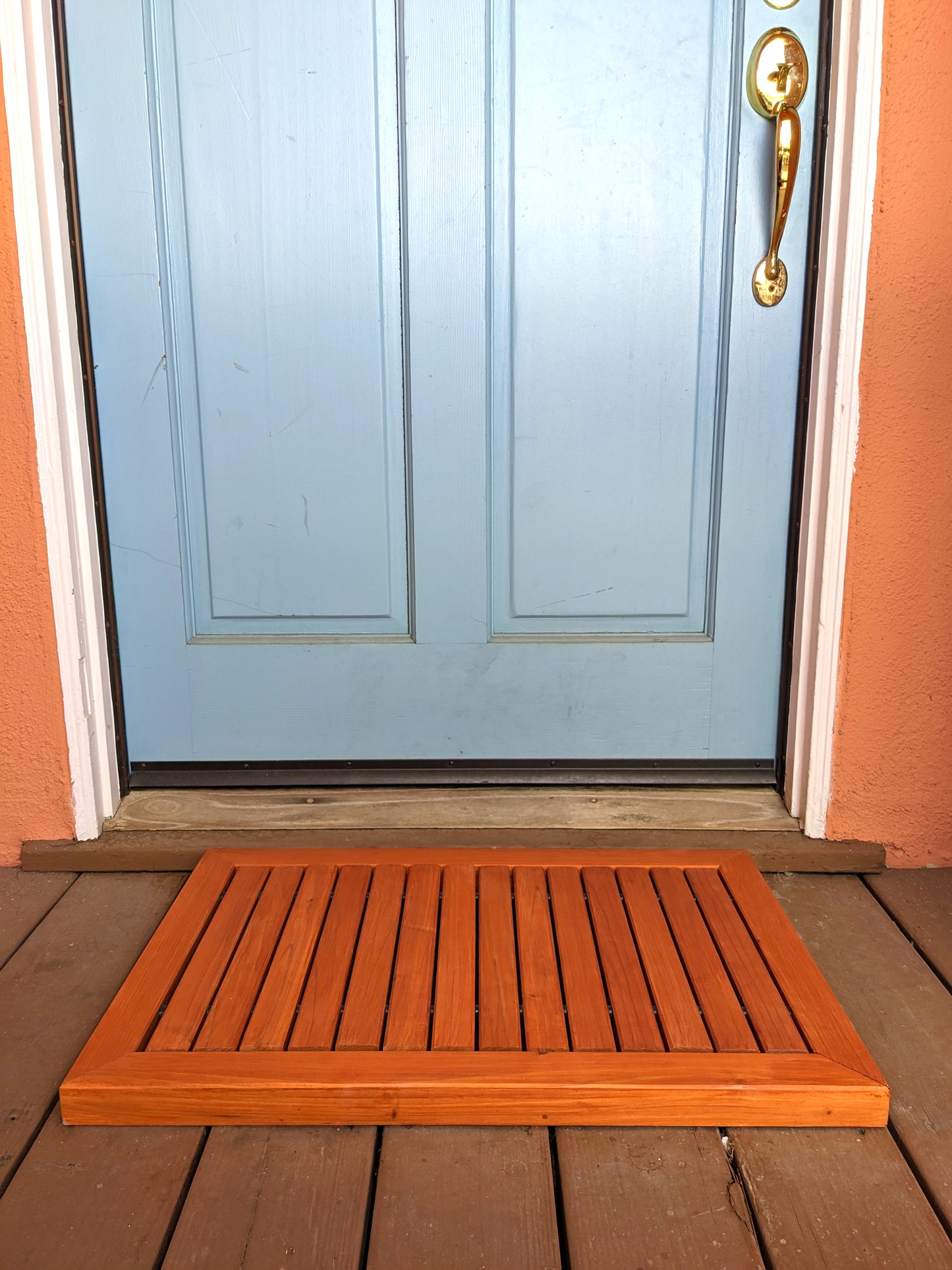 Decorative Wooden Doormat