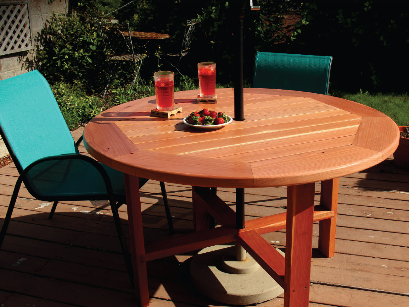 Round (or Octagon!) Patio Table (U.S. and METRIC)