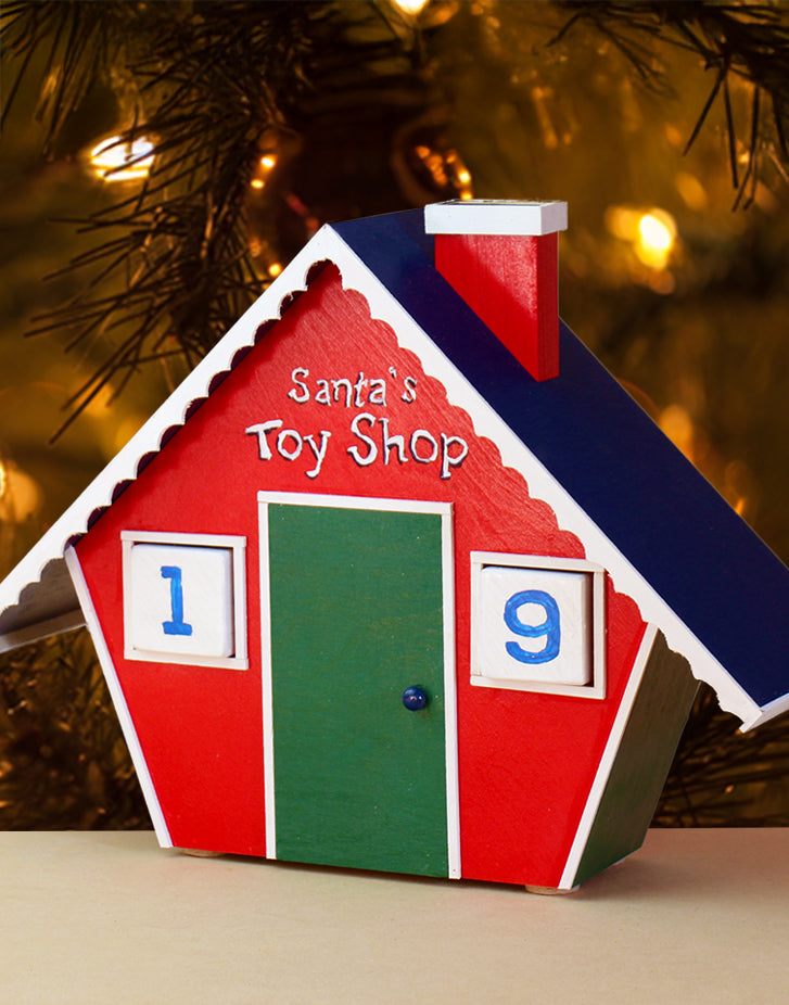 Santa's Workshop Countdown Calendar (U.S. and Metric)