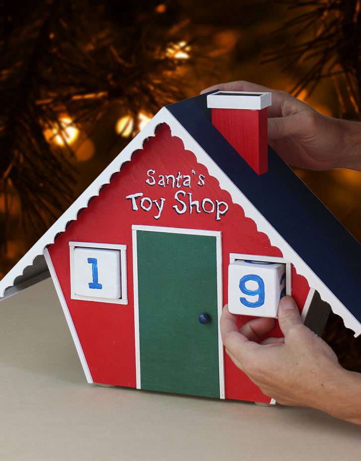 Santa's Workshop Countdown Calendar (U.S. and Metric)