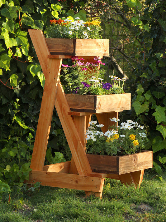 Three-tier planter (U.S. and METRIC)