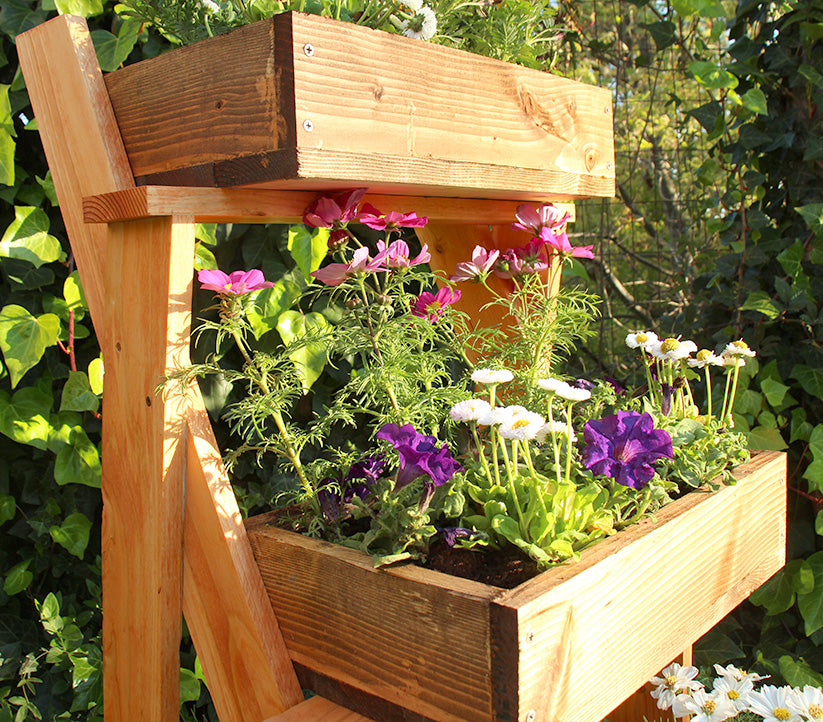 Three-tier planter (U.S. and METRIC)