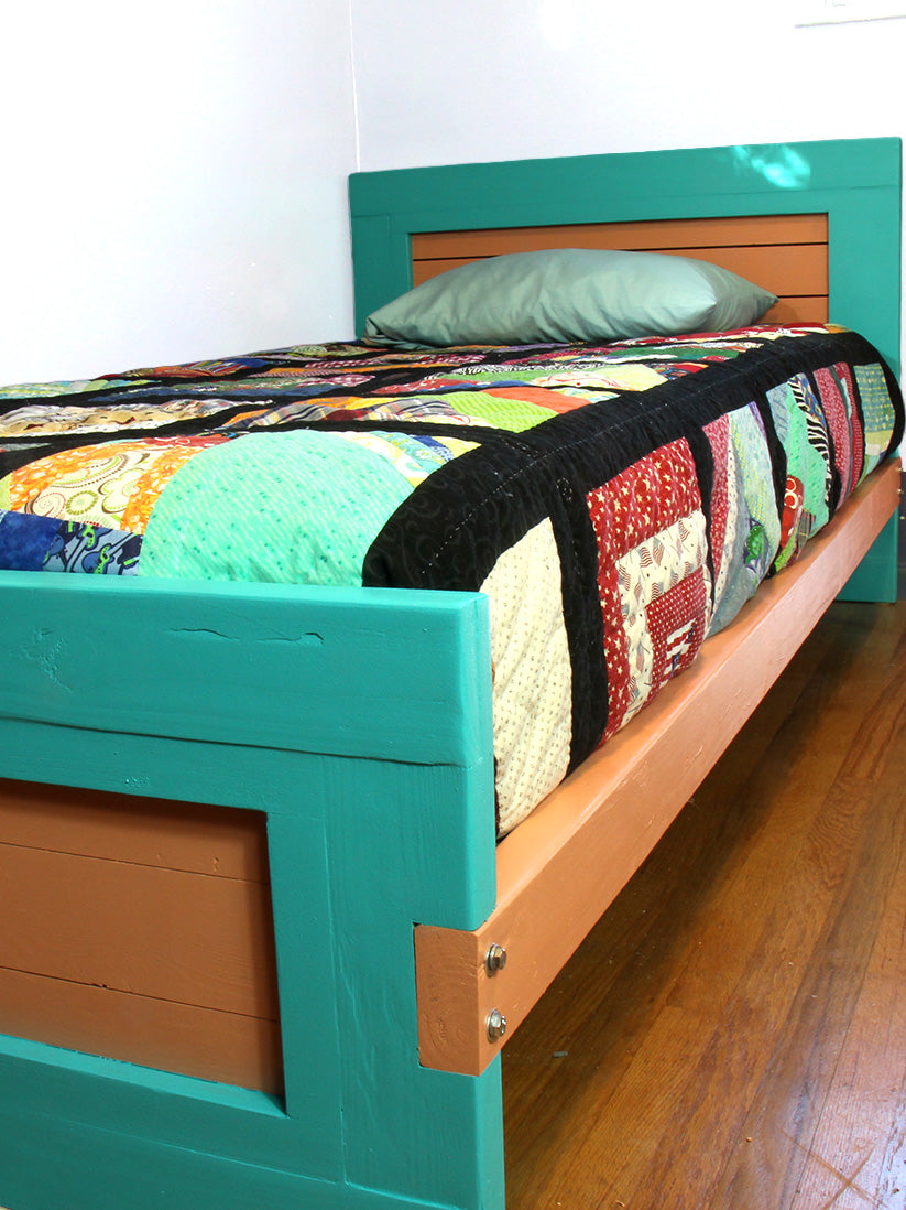 SUPER Easy Twin Size Bed (U.S. and Metric)